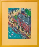 Ustka by Edward Dwurnik, 2012, gwasz, papier, sold Aug 2012