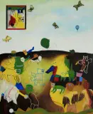 Zbigniew Krygier, Czas na motyle, 2011, olej, płótno