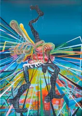 Robert Listwan, Baise Moi, 2012, akryl, płótno