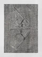 Roman Opałka, Żagiel, linoryt, papier