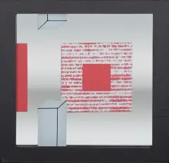 Grażyna Bartnik, Fantom XII, 2012, technika własna, lustro