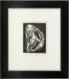 Jerzy Duda-Gracz, Judaica VI, 1964, drzeworyt, papier