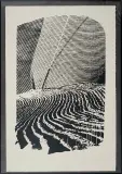 Wojciech Krzywobłocki, Ziemia-Żagiel, 1973, litografia, papier