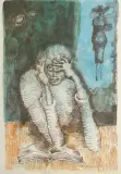 Bez tytułu by Jan Lebensztejn, litografia barwna, papier, sold Jul 2012