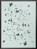 Ptaki by Jan Tarasin, 1990, serigrafia, papier, sold Jul 2012