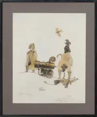 Andrzej Czeczot, Waterloo, ok. 1991, serigrafia kolorowana, papier