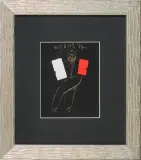 Eugeniusz Get-Stankiewicz, Mojżesz, 1985, serigrafia barwna, papier