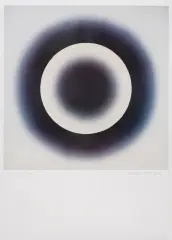 Wojciech Fangor, M 74, 1970-2001, serigrafia barwna, papier