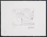 Pablo Picasso, Scena figuralna, ryc. 66 z Teki Vollarda, 1933, serigrafia, papier