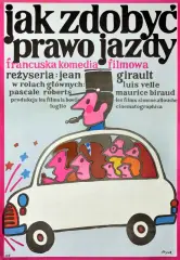 Jerzy Flisak, Jak zdobyć prawo jazdy, 1975, offset barwny, papier