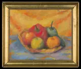 Józef Pankiewicz, JABŁKA I PAPRYKA, ok. 1919, olej, płótno