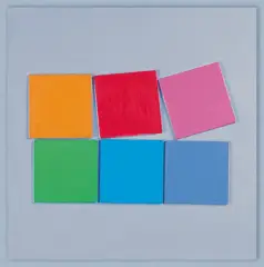 KOMPOZYCJA NR 13 by Henryk Stażewski, 1976, akryl, płyta pilśniowa, sold Jun 2012