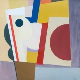 Joseph Kapelyan, KOŁA I FORMY, 1998, olej, płótno