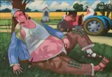 FEMINISTKI by Jacek Pałucha, 2011, olej, płótno, offered Jun 2012