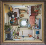 KUCHNIA POLSKA by Jacek Yerka, 2012, akryl, płótno, sold Jun 2012