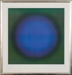 Wojciech Fangor, M 65, 1968/2001, serigrafia, papier naklejony na tekturę