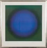 Wojciech Fangor, M 65, 1968/2001, serigrafia, papier naklejony na tekturę
