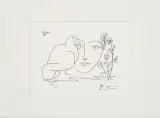 Oblicze pokoju (Le visage de la paix) by Pablo Picasso, 1950, litografia, papier, offered May 2012