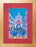 Wilno by Edward Dwurnik, 2012, akwarela, tempera, papier, sold Apr 2012