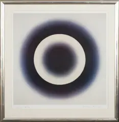 Wojciech Fangor, M 74, 1970-2001, serigrafia barwna, papier