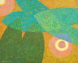 Jolanta Johnsson, Nenufary II, 2010, olej, płótno