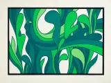 Jan Lenica, Kompozycja, serigrafia barwna, karton
