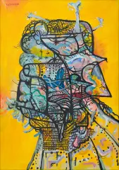 Robert Listwan, Vader, 2011, akryl, płótno