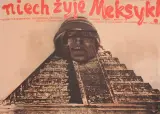 Krzysztof Nasfeter, Plakat do filmu Niech żyje Meksyk, 1980, offset barwny, papier