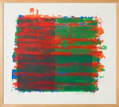 Bez tytułu by Leon Tarasewicz, 2002, serigrafia barwna, papier, offered Apr 2012