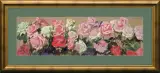 Leon Wyczółkowski, FRYZ DEKORACYJNY - RÓŻE BIAŁE, RÓŻOWE, CZERWONE, pastel, papier beżowy