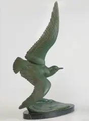 MEWA by Irénée Rochard, brąz patynowany, marmur, offered Mar 2012