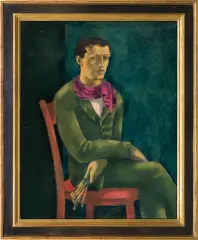 Eugeniusz Zak, AUTOPORTRET, 1916, olej, płótno