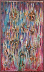 RUCH PIONOWY by Jerzy Tchorzewski, 1982, gwasz, akryl, papier, sold Mar 2012