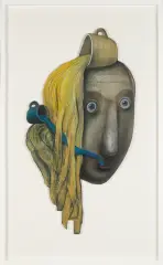 KAWA CZY HERBATA by Stasys Eidrigevičius, 1990, pastel, papier, offered Mar 2012