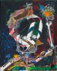 Oil by Robert Listwan, 2010, akryl, płótno, sold Feb 2012