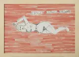 Marek Sobczyk, ERNST LUDWIG KIRCHNER, 1999/2001, ołówek, tempera, tektura