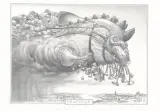 Nawałnica by Jacek Yerka, 2012, ołówek, papier, sold Feb 2012