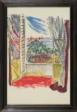 de Marie-Laure Noailles, WIDOK Z OKNA - CANNES, 1960, litografia barwna, papier kremowy