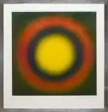 Wojciech Fangor, M 5, 1966-2001, serigrafia barwna, papier