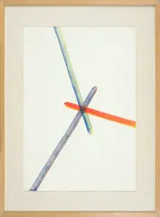 KOMPOZYCJA by Stefan Gierowski, akwarela, papier, offered Dec 2011