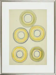 KOMPOZYCJA by Stefan Gierowski, akwarela, papier, offered Dec 2011