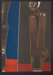AKT Z LUSTREM by Jerzy Nowosielski, serigrafia barwna, papier, sold Dec 2011