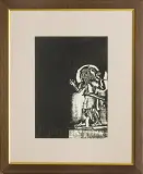 ILUSTRACJA DO GILGAMESZA by Roman Opałka, 1966, gwasz, papier, sold Dec 2011