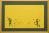 Roman Opałka, ILUSTRACJA DO SKAMIENIAŁEGO STATKU, 1967, tempera, papier