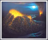 ERUPCJA by Jacek Yerka, 1994, giclée, papier, sold Dec 2011