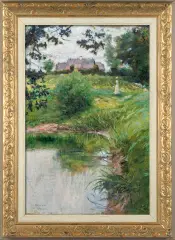 Władysław Podkowiński, NA SPACERZE, 1892, olej, płótno