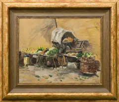 STRAGAN by Roman Kochanowski, ok. 1905, olej, tektura, sold Dec 2011