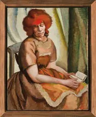 Tamara Łempicka, RUDOWŁOSA, ok. 1922, olej, płótno
