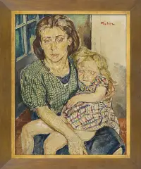 Mela - (Melania Mutermilch) Muter, MACIERZYŃSTWO, ok. 1920, olej, płótno