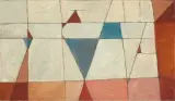 ABSTRAKCJA by Jerzy Nowosielski, 1958, olej, płótno, offered Dec 2011
